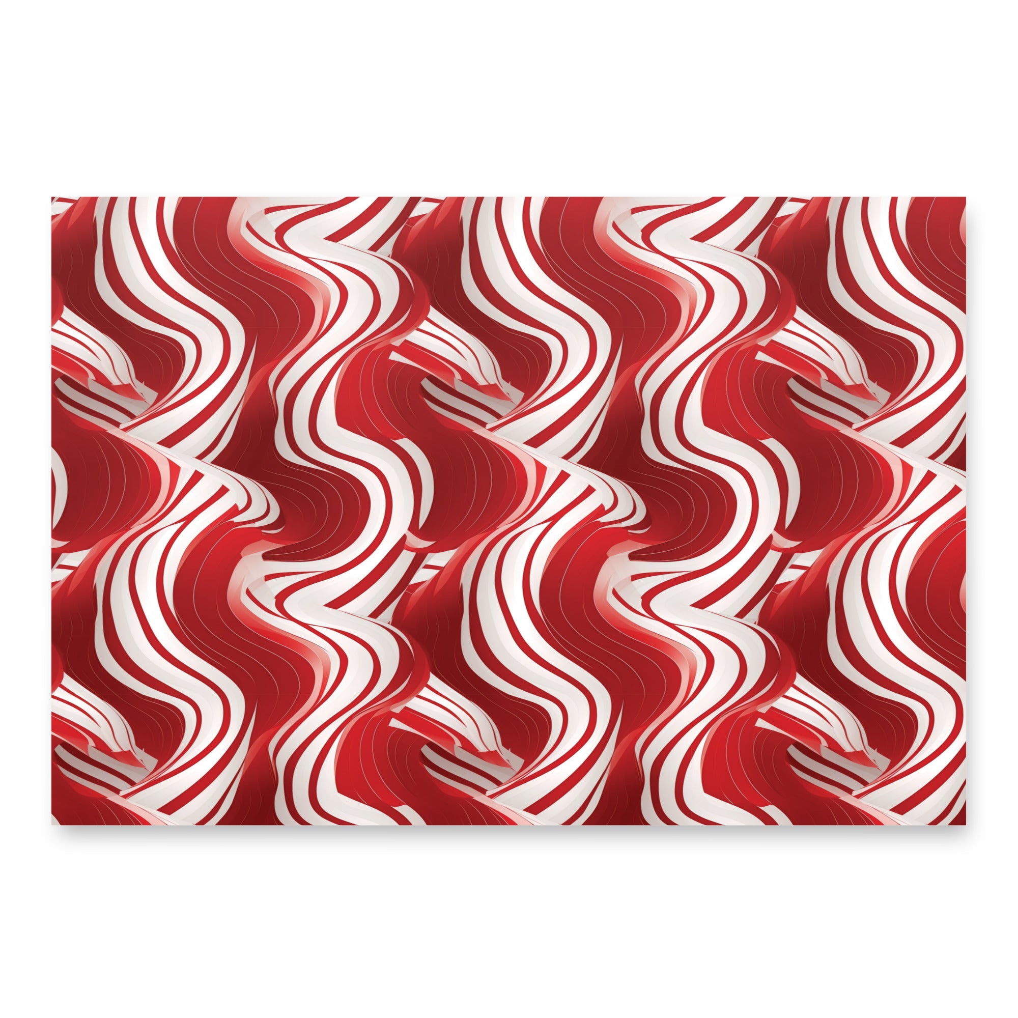 Red Swirls  - Pack of 3 Wrapping Paper Sheets